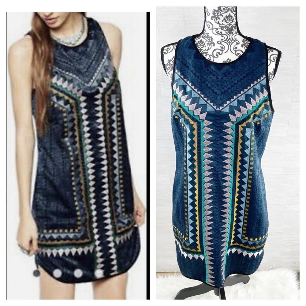 Greylin by Revolve Azteca Embroidered Shift Dress